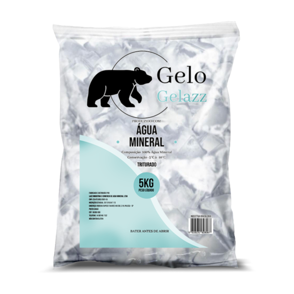 Gelo Mineral Gelazz Triturado (5kg)